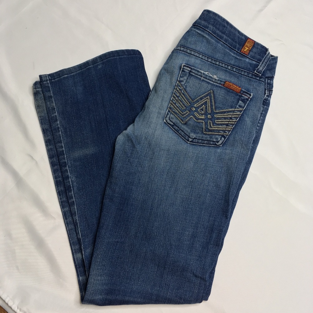 7FAM Bootcut Design Sz 26 - Picture 1 of 7